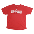 GENUINE MERCHANDISE Mens Red Indianapolis Indians Graphic T-Shirt XL Short