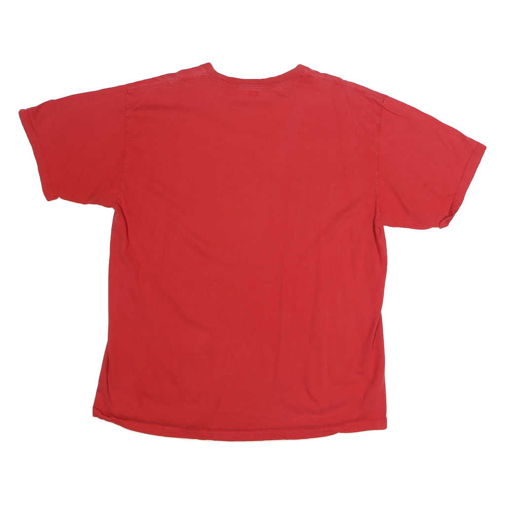GENUINE MERCHANDISE Mens Red Indianapolis Indians Graphic T-Shirt XL Short
