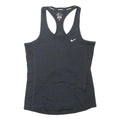 NIKE RUNNING Womens Black Sports Vest Sleeveless Racer Back M Dri-Fit