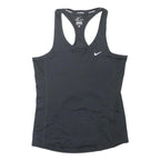 NIKE RUNNING Womens Black Sports Vest Sleeveless Racer Back M Dri-Fit
