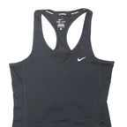 NIKE RUNNING Womens Black Sports Vest Sleeveless Racer Back M Dri-Fit