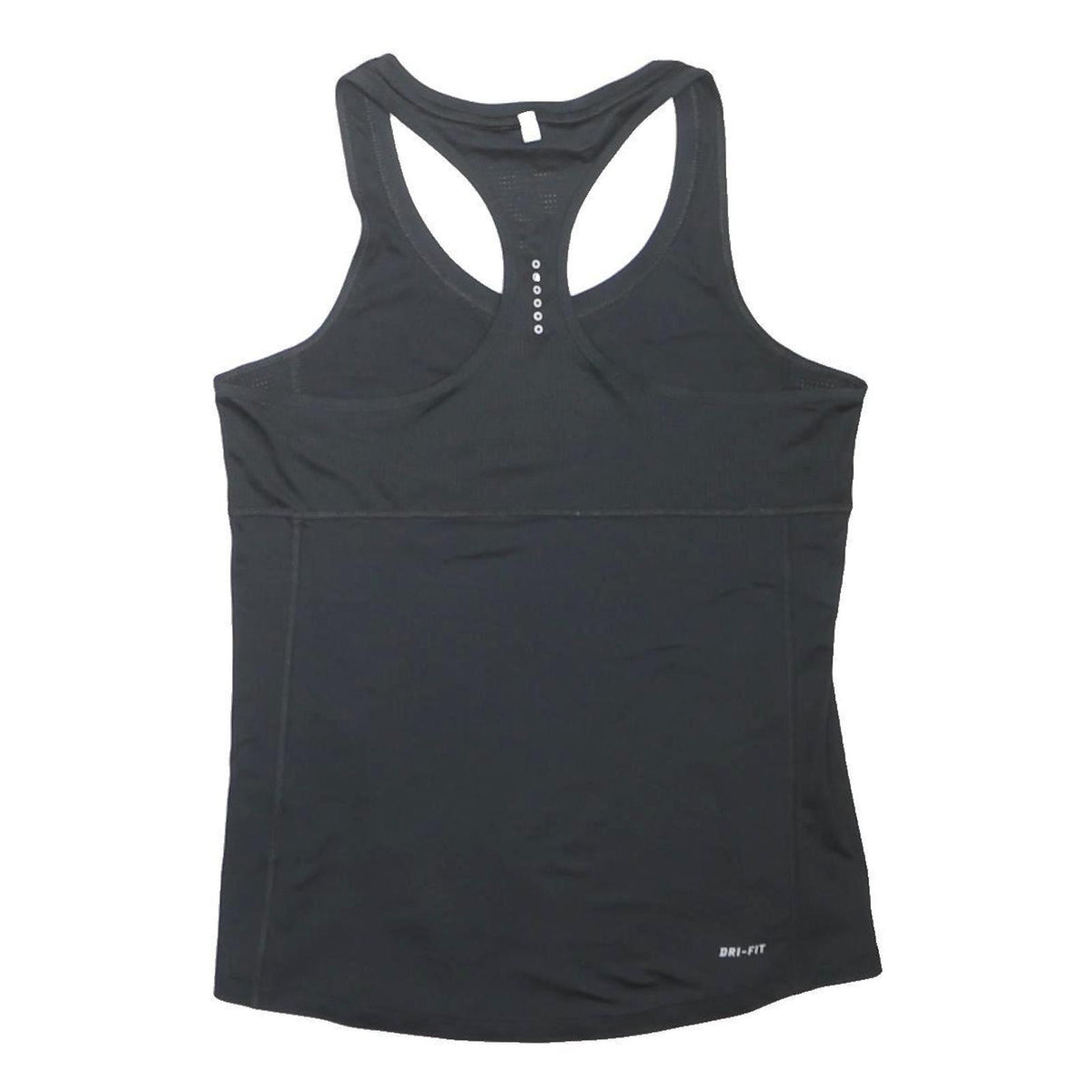 NIKE RUNNING Womens Black Sports Vest Sleeveless Racer Back M Dri-Fit