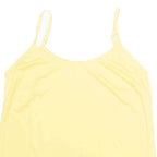 HEATHER VALLEY Womens Camisole Top Yellow M
