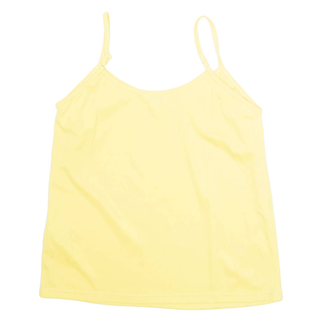 HEATHER VALLEY Womens Camisole Top Yellow M