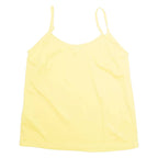 HEATHER VALLEY Womens Camisole Top Yellow M