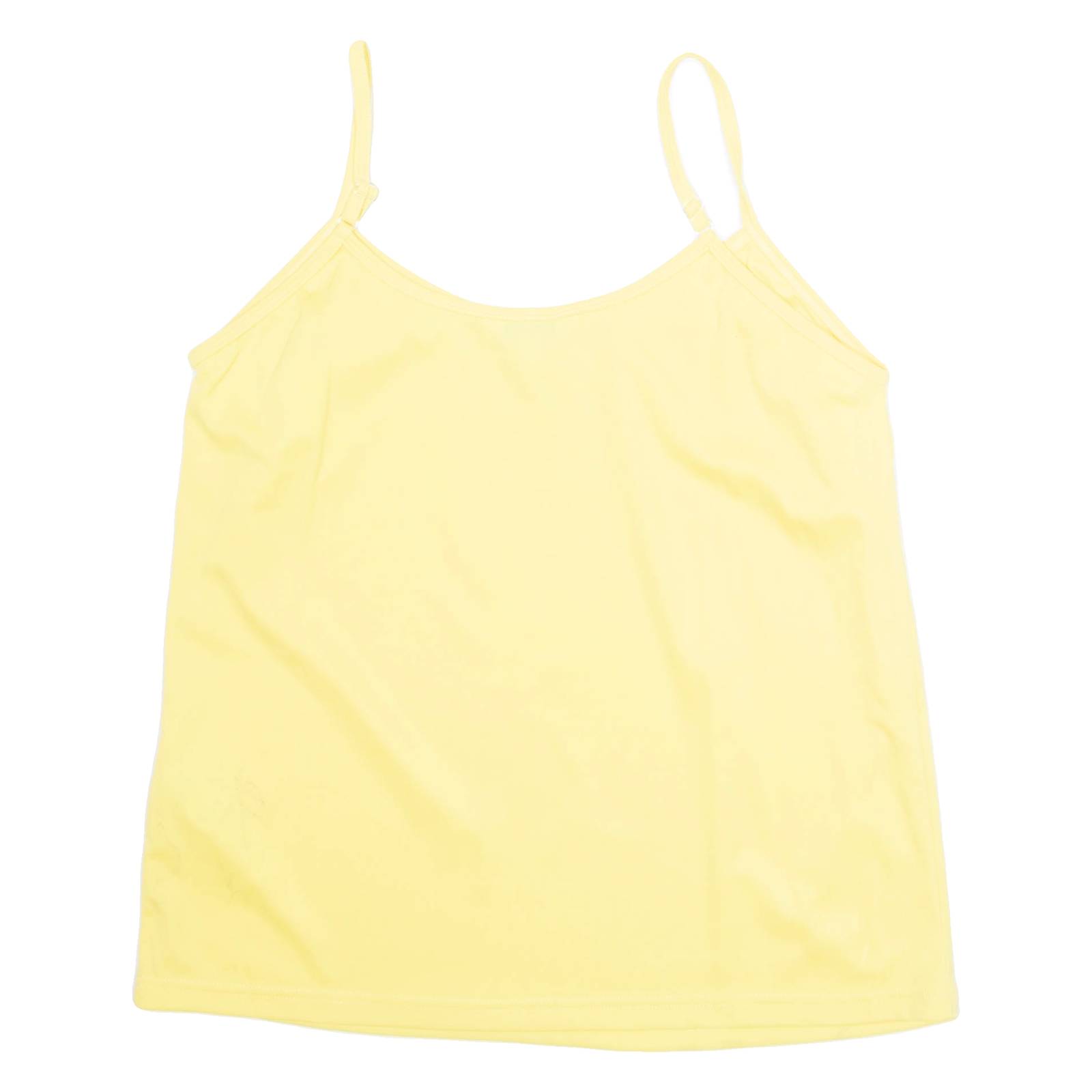 HEATHER VALLEY Womens Camisole Top Yellow M