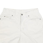 RIDERS Womens White Casual Shorts M W32 Cotton Blend Comfort Fit