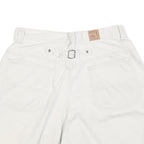 RIDERS Womens White Casual Shorts M W32 Cotton Blend Comfort Fit