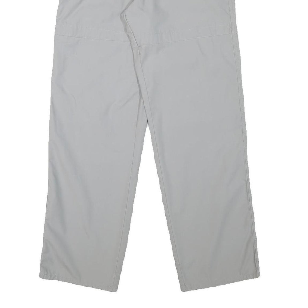 MJD Mens Cotton Blend Light Grey Regular Trousers W30 L31 Casual Zip Closure