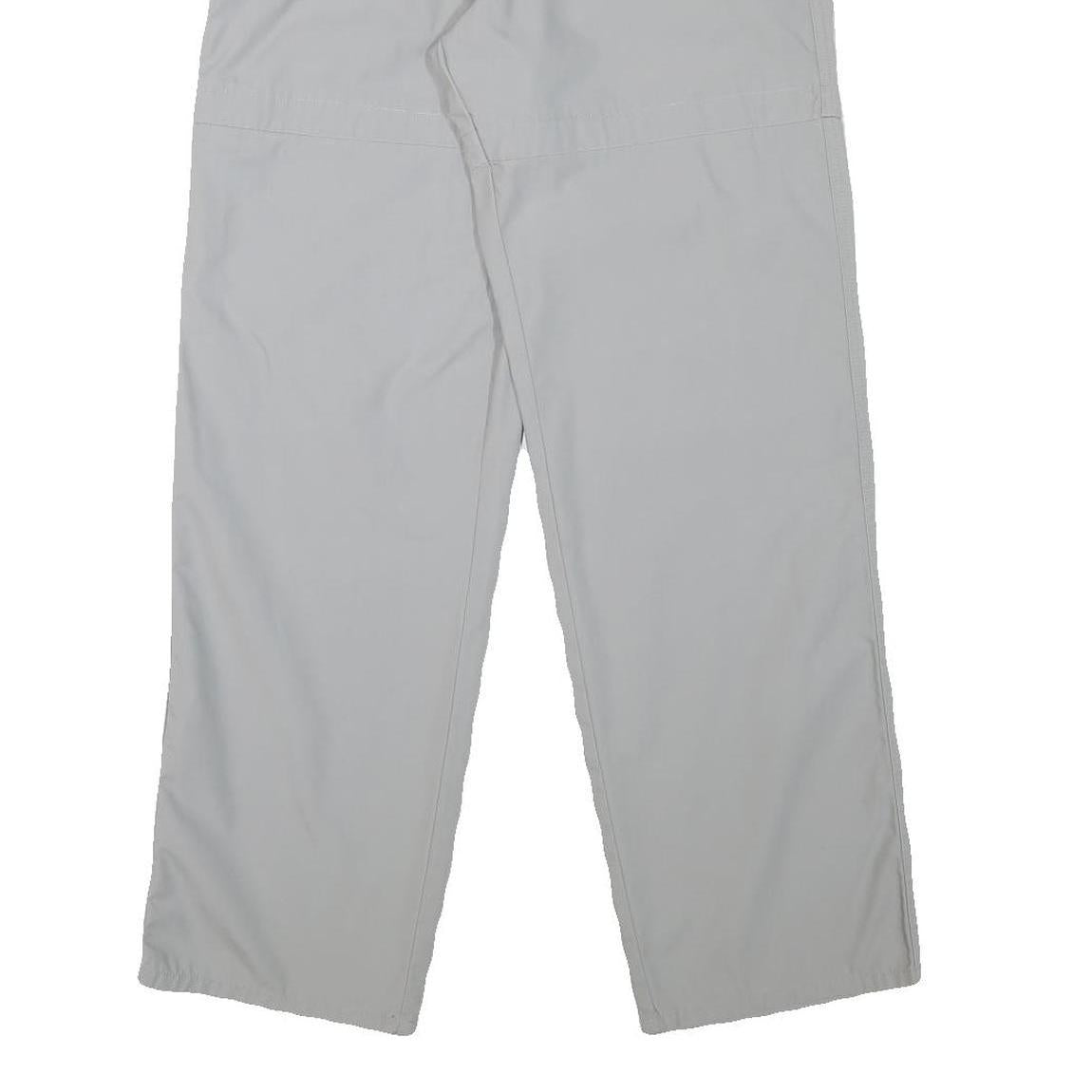 MJD Mens Cotton Blend Light Grey Regular Trousers W30 L31 Casual Zip Closure