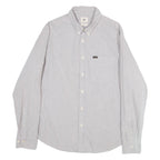 LEE Regular Fit Mens Plain Shirt Grey Long Sleeve L