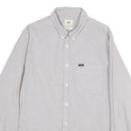 LEE Regular Fit Mens Plain Shirt Grey Long Sleeve L