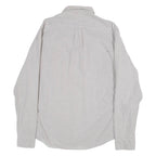 LEE Regular Fit Mens Plain Shirt Grey Long Sleeve L