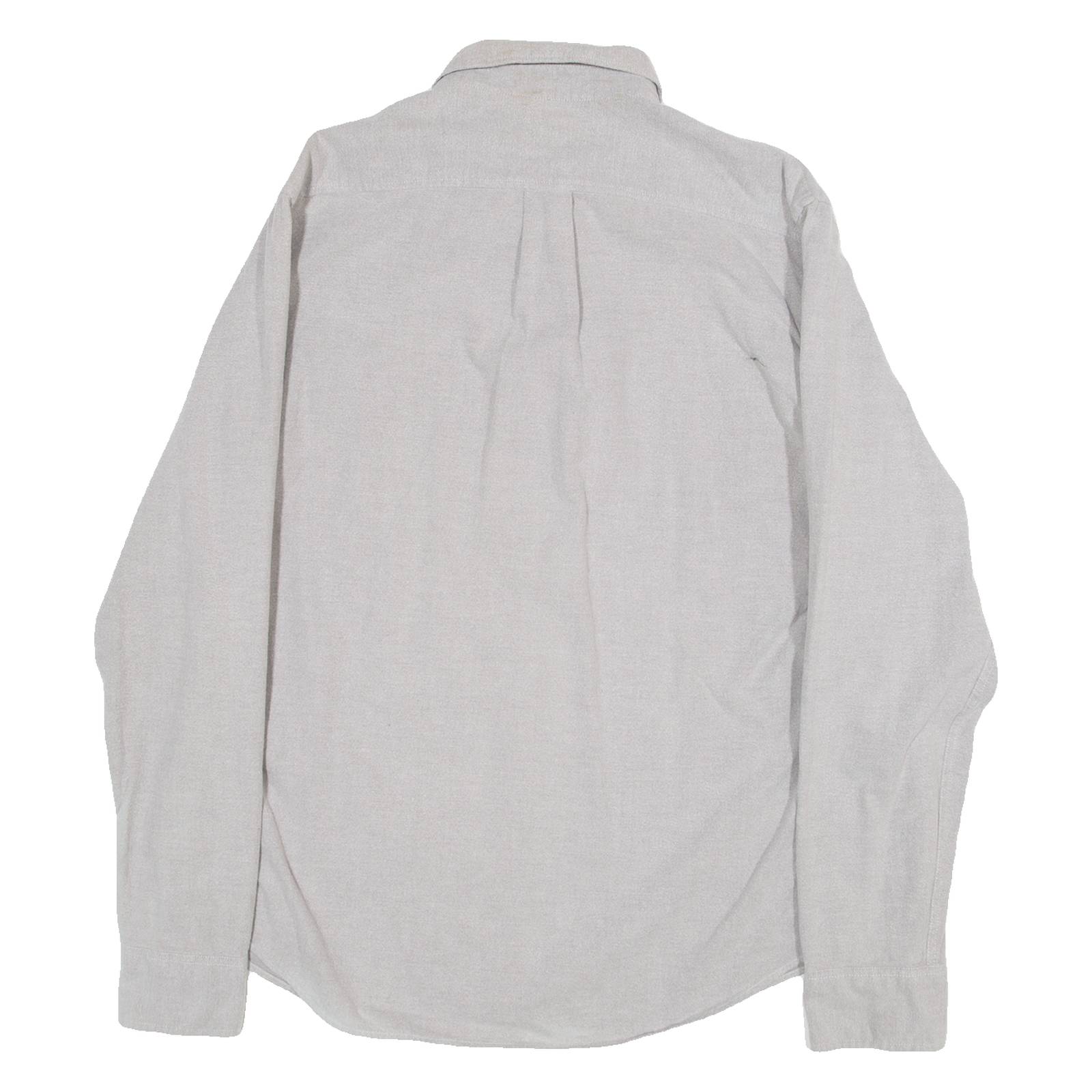 LEE Regular Fit Mens Plain Shirt Grey Long Sleeve L