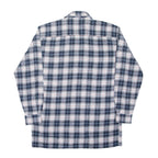 EXPLORER Mens Shirt Blue Check Long Sleeve M