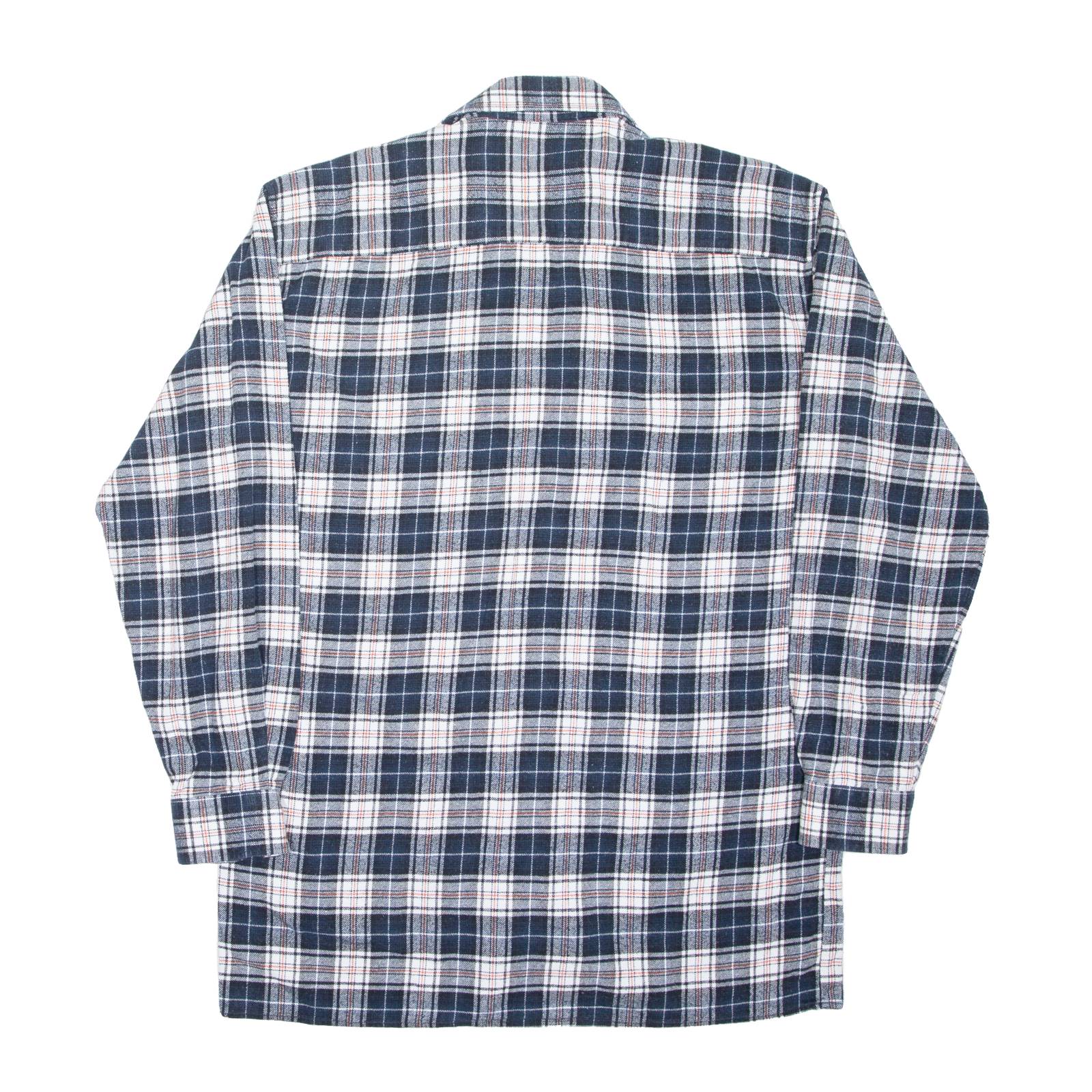 EXPLORER Mens Shirt Blue Check Long Sleeve M
