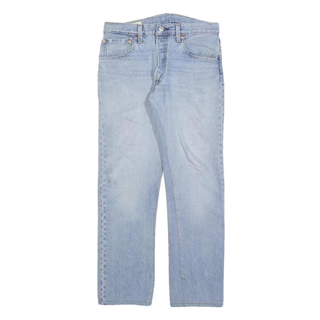 LEVI'S 501 Big E Mens Jeans Blue Regular Straight Denim Light W32 L27 Classic