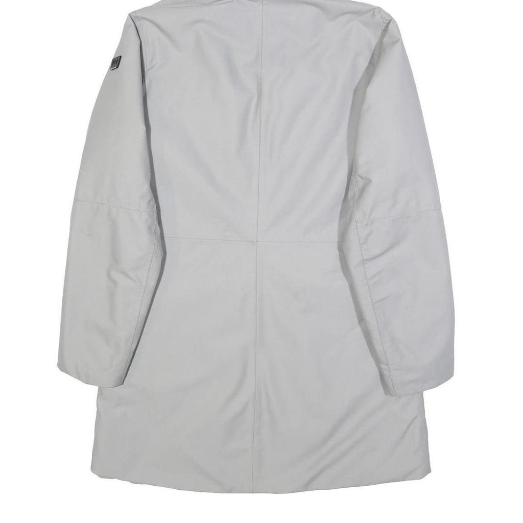 HELLY HANSEN Womens Grey Outdoor Jacket S Polyamide Blend Plain Hooded Zip