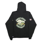 CHAMPION Mens Black Simple Green Renegades Full Zip Hoodie L