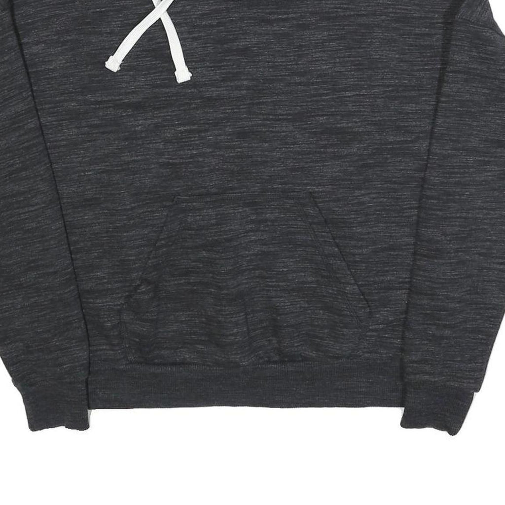 REEBOK Womens Black Pullover Sweatshirt S Cotton Crew Neck Casual Sportswear