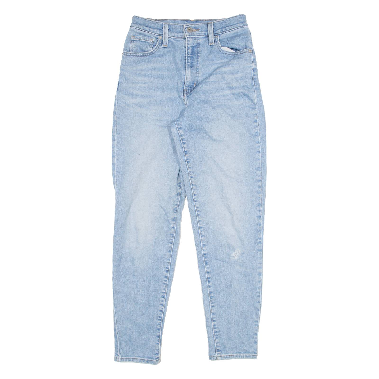 LEVI'S Womens Jeans Blue Regular Mom W26 L27