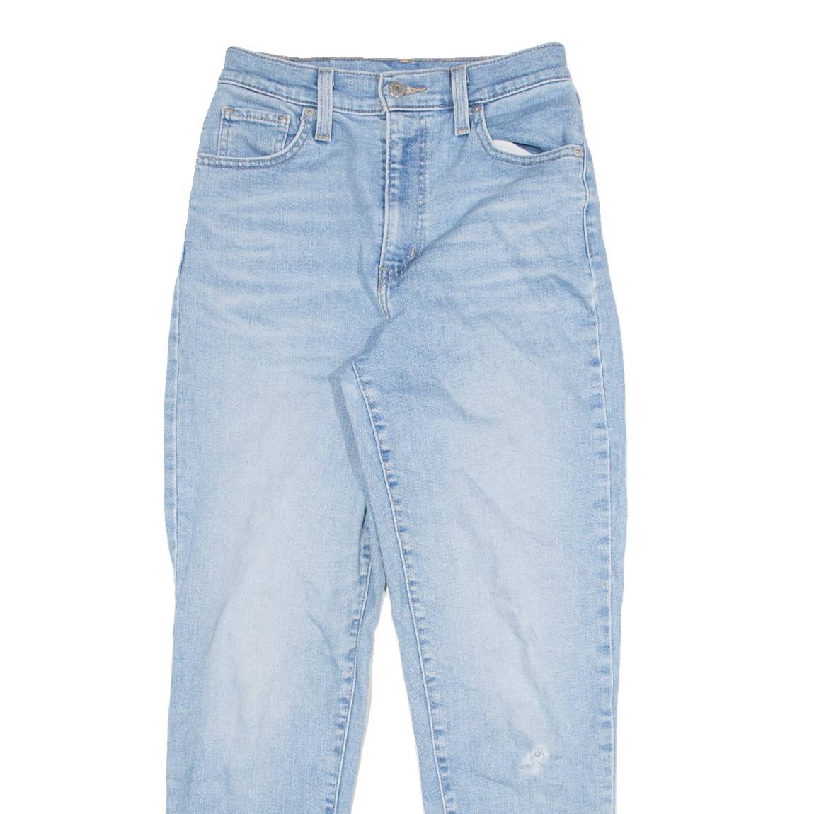 LEVI'S Womens Jeans Blue Regular Mom W26 L27