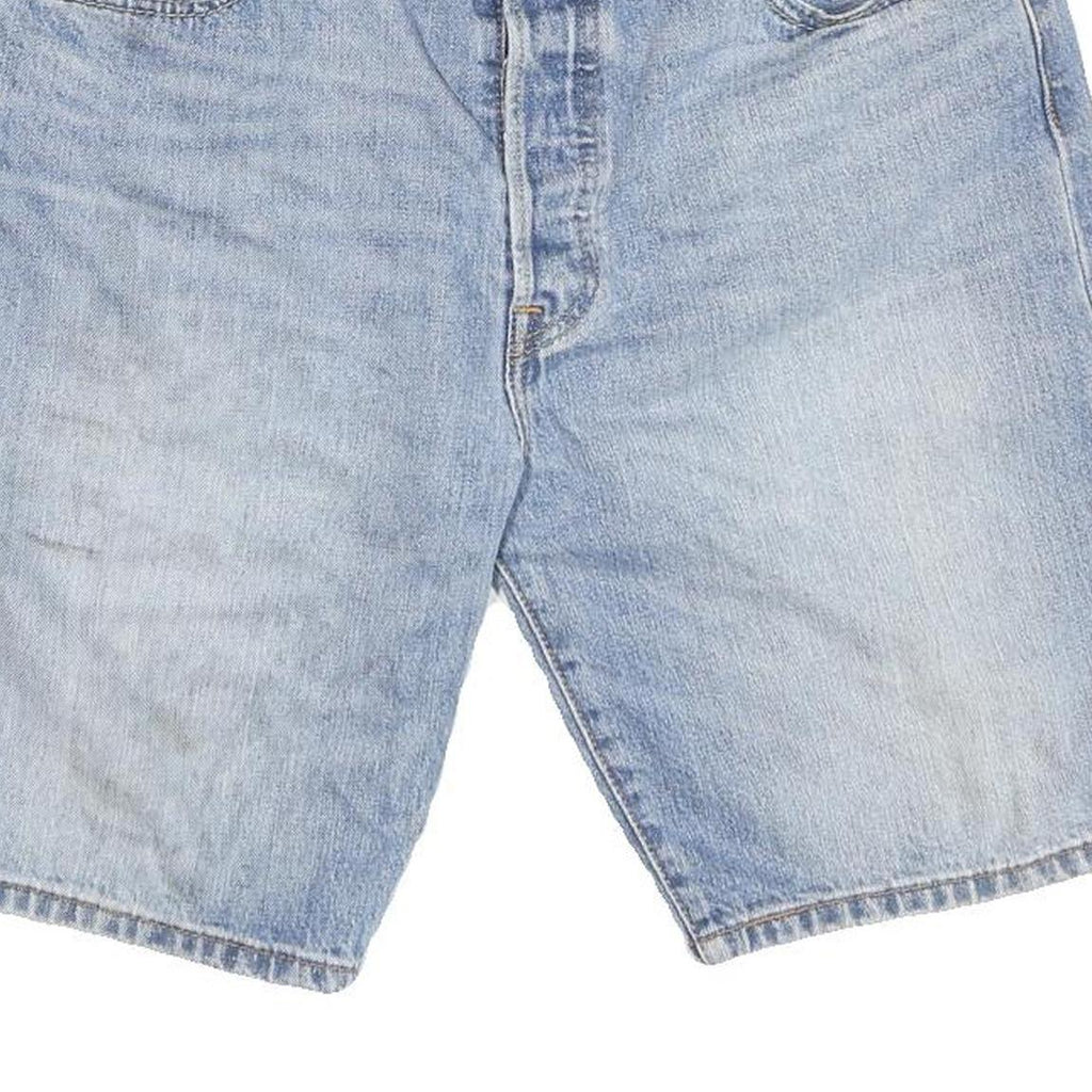 LEVI'S Womens Denim Blue Shorts L W34 Classic Fit Jean Style
