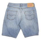 LEVI'S Womens Denim Blue Shorts L W34 Classic Fit Jean Style