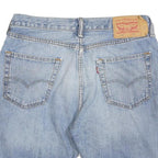 LEVI'S Womens Denim Blue Shorts L W34 Classic Fit Jean Style