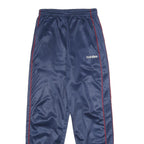 BOLAITES Mens Joggers Navy Blue & Red Slim Tapered S W24 L30 Sport Casual