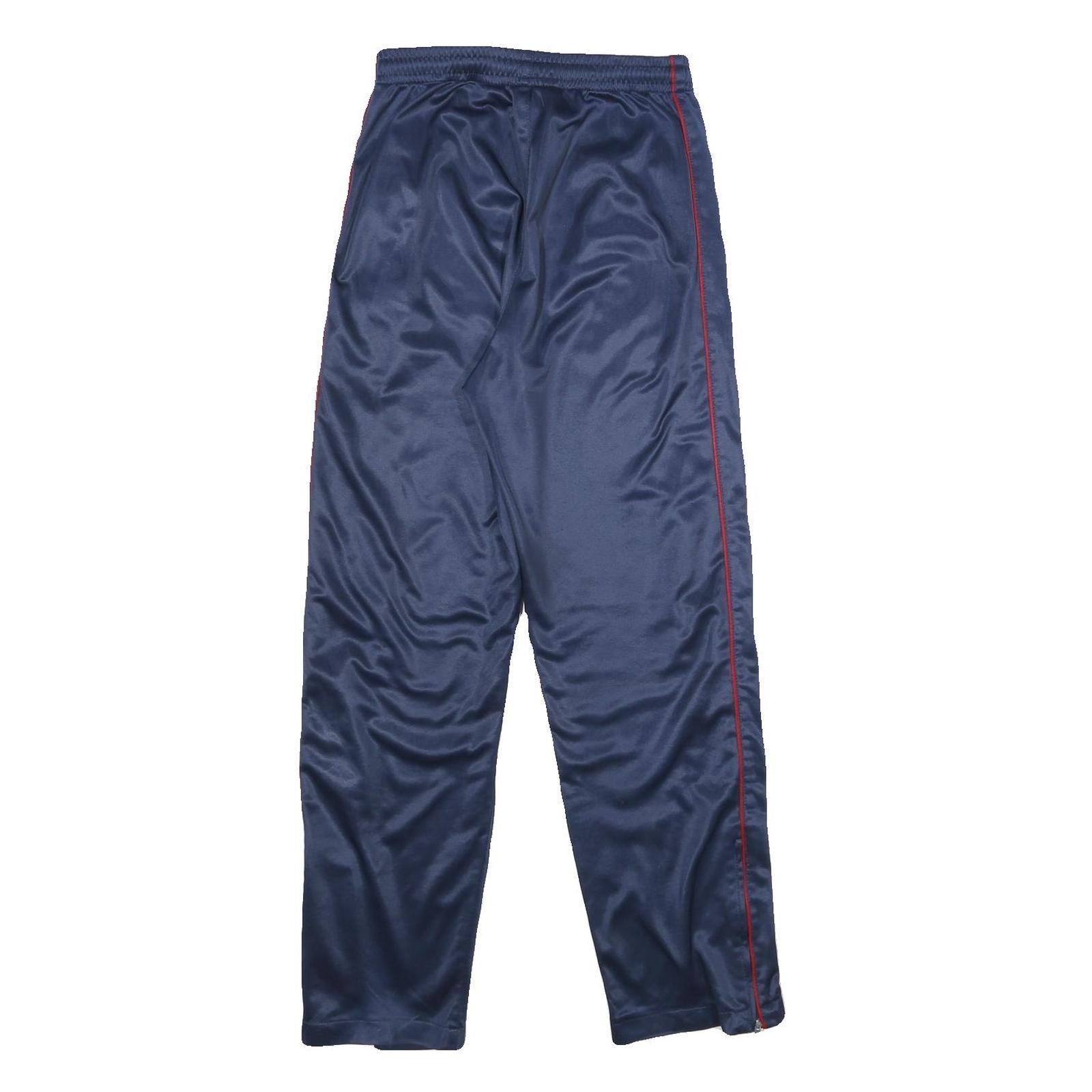 BOLAITES Mens Joggers Navy Blue & Red Slim Tapered S W24 L30 Sport Casual