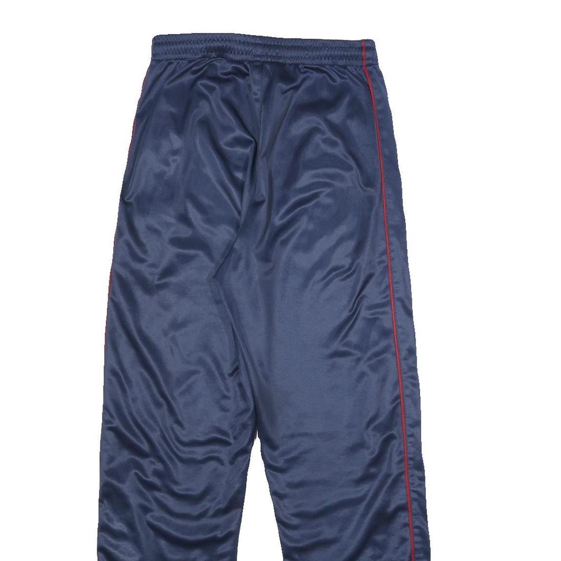 BOLAITES Mens Joggers Navy Blue & Red Slim Tapered S W24 L30 Sport Casual