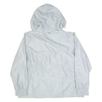 FILA SPORT Womens Rain Jacket Silver Hooded XL