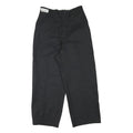 RED KAP Mens Black Cotton Blend Regular Straight Trousers W28 L25 Workwear