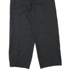 RED KAP Mens Black Cotton Blend Regular Straight Trousers W28 L25 Workwear