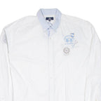 LA MARTINA Mens Plain Shirt White Long Sleeve 4XL