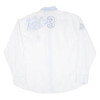 LA MARTINA Mens Plain Shirt White Long Sleeve 4XL