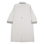 C&A Womens Cream Cotton Blend Button Jacket UK 14 Classic Plain Lightweight