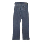 ARMANI JEANS Womens Blue Regular Straight Denim Medium W27 L31 Stylish Zip