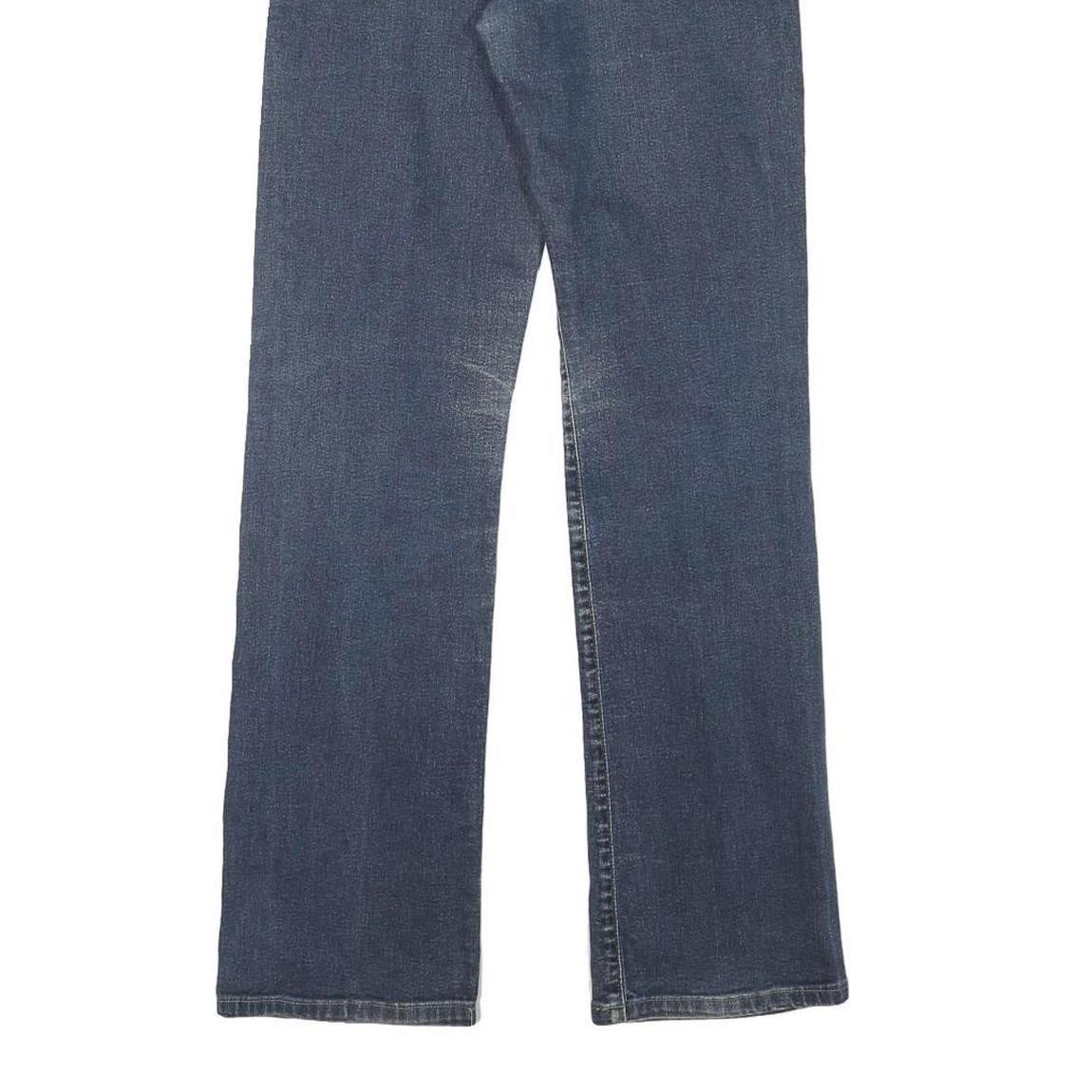 ARMANI JEANS Womens Blue Regular Straight Denim Medium W27 L31 Stylish Zip