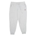 FILA Mens Joggers Grey S W30 L25 Slim Tapered Cotton Blend Casual Track Pants