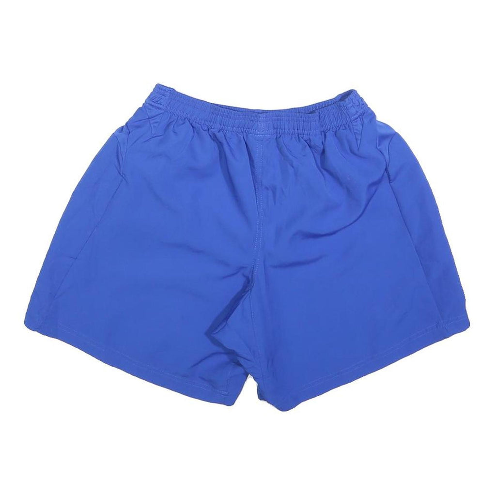 UMBRO Mens Blue Sports Casual Polyester Shorts S W26 Elastic Waistband