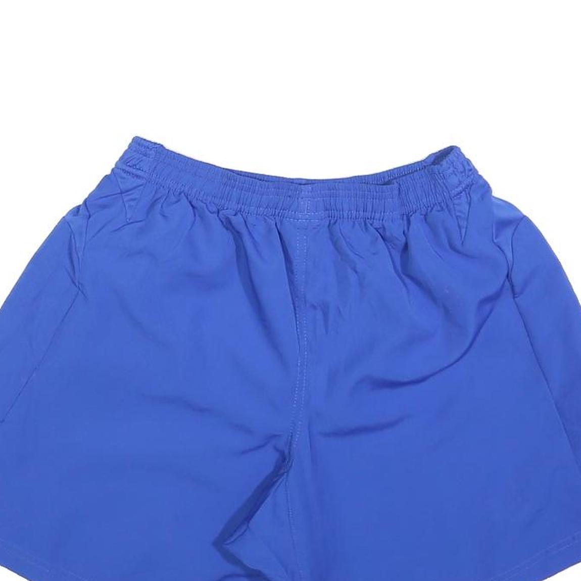 UMBRO Mens Blue Sports Casual Polyester Shorts S W26 Elastic Waistband