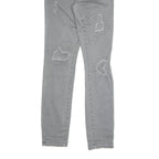 GUESS Womens Slim Fit Grey Denim Skinny Jeans W26 L25 Cotton Blend Zip