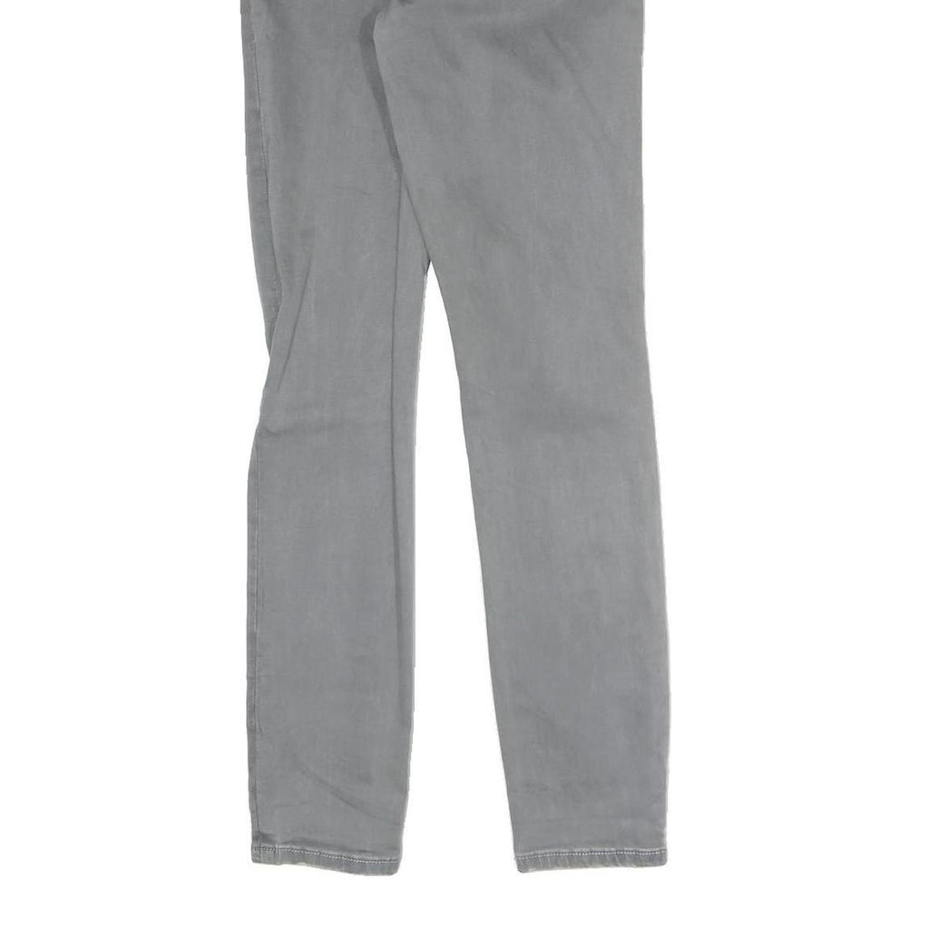 GUESS Womens Slim Fit Grey Denim Skinny Jeans W26 L25 Cotton Blend Zip