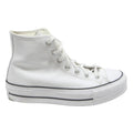 CONVERSE Chuck Taylor Womens High Top Trainers White Leather UK 5 Classic Design