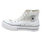 CONVERSE Chuck Taylor Womens High Top Trainers White Leather UK 5 Classic Design