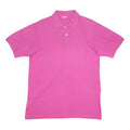 SERGIO TACCHINI Mens Pink Polo Shirt Short Sleeve Plain L Cotton Casual Wear