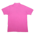 SERGIO TACCHINI Mens Pink Polo Shirt Short Sleeve Plain L Cotton Casual Wear
