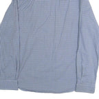 NAUTICA Mens Blue Check Shirt M Cotton Long Sleeve Button-Down Casual